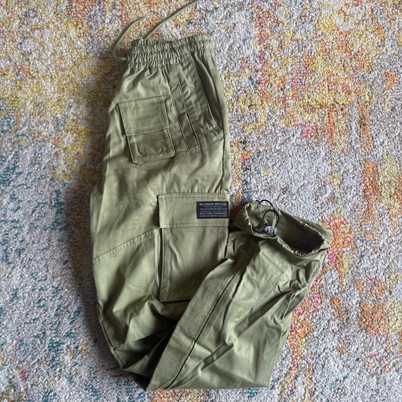 Billionaire Boys Club Olive Green Cargo Jogger Pants